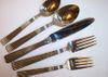 New Traditions RIBBED 5-piece Place Setting