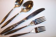 Oneida 1881 Rogers HIGHLAND ROSE 5-piece Place Setting