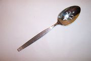 OUT OF STOCK Oneida Community FROSTFIRE Pierced Serving Spoon