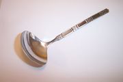 Oneida Community MADRID Black Accent Gravy Ladle