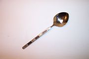 Oneida Community MADRID Black Accent Sugar Spoon