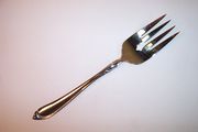 OUT OF STOCK Oneida WHISPERING SAND Meat Serving Fork