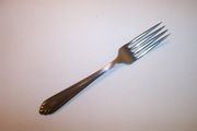 Oneidacraft VINTAGE TEMPO Small Dinner Fork 7 3/8"