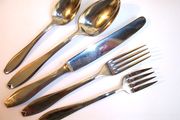 OUT OF STOCK Continental Silver Robeson Germany BRIGHT DAWN 5-piece Place Setting