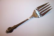 OUT OF STOCK Holmes & Edwards SILVER FASHION Meat Serving Fork