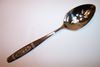 Oneida Deluxe ROSE PENDANT Pierced Serving Spoon