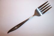 Reed & Barton ONE ROSE Meat Serving Fork