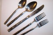 OUT OF STOCK Reed & Barton Rebacraft ROYAL BAMBOO 5-piece Place Setting