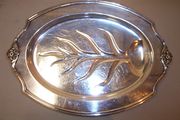 Rogers Bros 1847 ETERNALLY YOURS Small 17" Meat Serving Platter