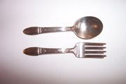 Rogers Bros 1847 FIRST LOVE Baby Spoon & Baby Fork