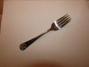 OUT OF STOCK Towle Supreme ANTIQUE SHELL Salad Fork