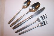 Towle Supreme Cutlery TWS 143 FIRENSE / FINENSE 5-piece Place Setting