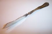 OUT OF STOCK Wm A Rogers NICKEL SILVER Twisted Master Butter Knife