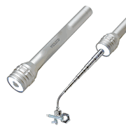 Flashlight with Magnetic Pickup Tool