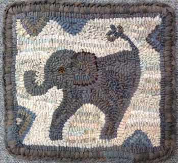 Baby Elephant by Marijo Taylor - Complete Wool Kit Only - Free US Shipping