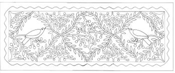 Birds & Berries Runner by Bea Brock-Pattern Only