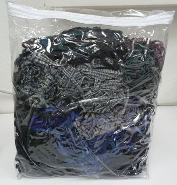 Clear Vinyl Zipper Storage Bags for Rug Hooking