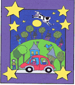 Cow Over the Moon by Shelly Atkinson - Pattern Only or Complete Rug Hooking Kit