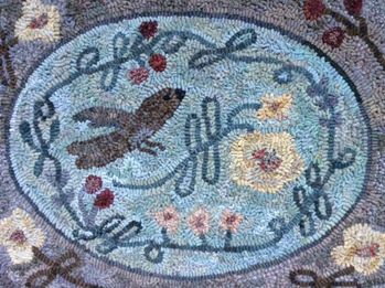 Dove's Song by Marijo Taylor - PATTERN and Complete Rug Hooking Kit - Free US Shipping