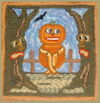 Enchanted Forest Friends - Pattern only or Complete Rug Hooking Kit