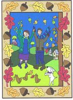 Fall Leaves by Shelly Atkinson - Pattern Only or Complete Rug Hooking Kit