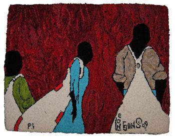 Three Cotton Pickers - Pattern only or Complete Rug Hooking Kit