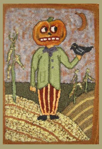 Field of Screams - Pattern Only or Complete Rug Hooking Kit