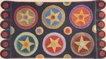 Fredericksburg Penny Rug Patterns-Folk Art Stars-Free US Shipping