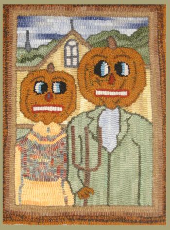 Hallow Gothic - Pattern Only or Complete Rug Hooking Kit