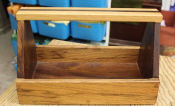 NEW!  Handcrafted Wood Cutter Stand