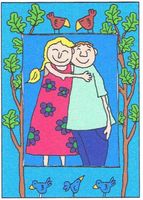 I Love You by Shelly Atkinson - Pattern Only or Complete Rug Hooking Kit