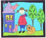 Little Girl by Shelly Atkinson - Pattern Only or Complete Rug Hooking Kit