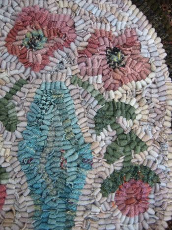 Faye's Vintage Vase by Marijo Taylor - Complete Wool Kit Only - Free US Shipping