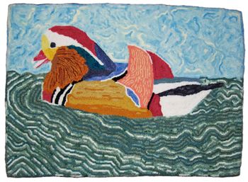 New! Mandarin Duck (Large) by Melissa Eisenbach-Pattern Only