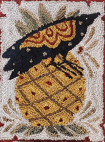 NEW! Pineapple Crows by M Shaw - Pattern Only or Complete Rug Hooking Kit NEW! Pineapple Crows by M Shaw - Pattern Only or Complete Rug Hooking Kit