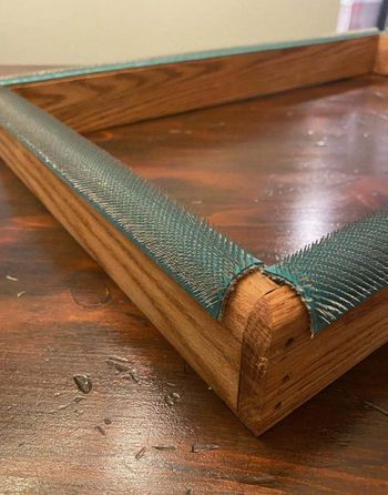 NEW!  Punch Needle Tabletop Frame in Two Sizes - Rectangle or Square - Free US Shipping