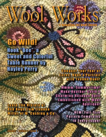 Wool Works Magazine Summer 2018 Issue Free US Shipping