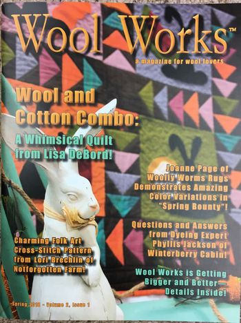 Wool Works Magazine Spring 2018 Issue - Free US Shipping