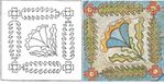 Padula Power-Single Motif IV by Bea Brock-Pattern Only or Complete Rug Hooking Kit
