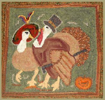 PUttin' on the Ritz - Pattern only or Complete Rug Hooking Kit