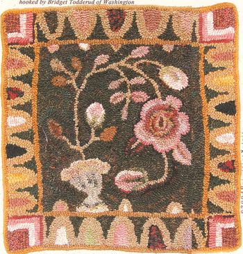 Roses Pillow by Karen Kahle