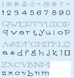 Rug Hooking Lettering Style C