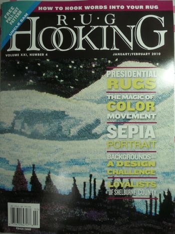 Rug Hooking Magazine January/February 2010 - Free US Shipping