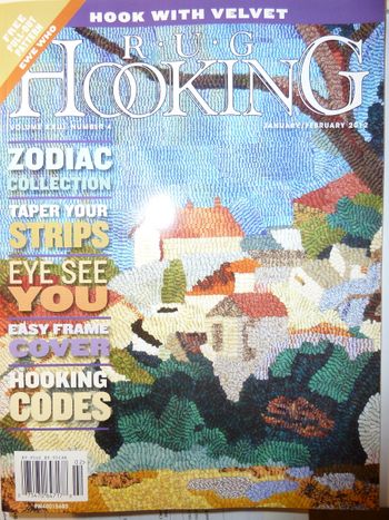 Rug Hooking Magazine - January/February 2012 - Free US Shipping