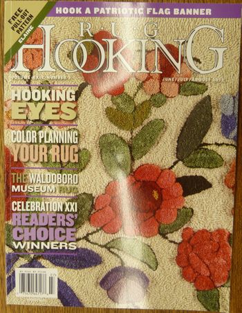 Rug Hooking Magazine June/July/August 2012 - Free US Shipping