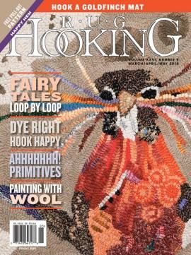 Rug Hooking Magazine-March/April/May 2015 - Free US Shipping