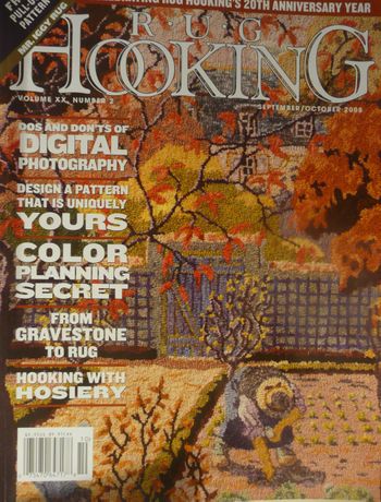 Rug Hooking Magazine September/October 2008  - Free US Shipping