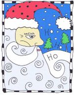 Santa by Shelly Atkinson - Pattern Only or Complete Rug Hooking Kit