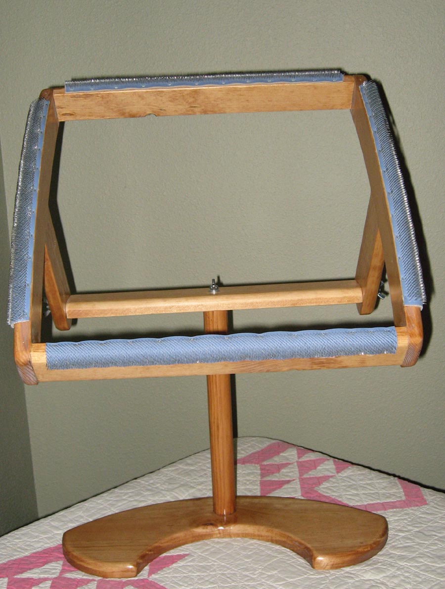 SitOn Rotating Gripper Frame for Rug Hooking