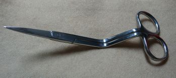Stainless Steel Offset Scissors 5-1/2 inch